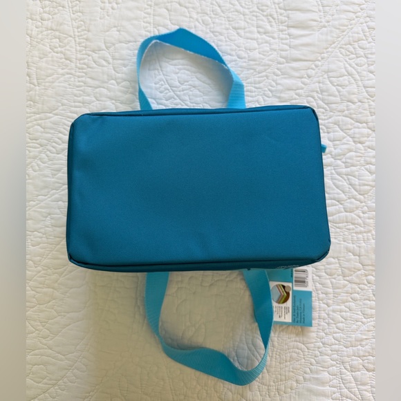 🌴 Trader Joe's Mini Insulated Bag, Aqua and Lime - Picture 5 of 5